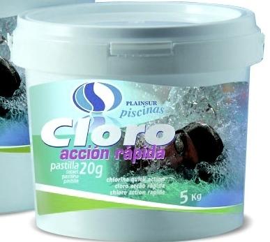 PISCINAS CLORO RÁPIDO TAB-20grs5kgs