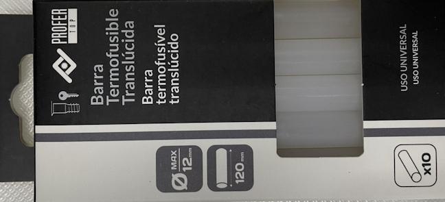 BARRA SILICONA TERMOFUS.12x120mms BL-10uds.