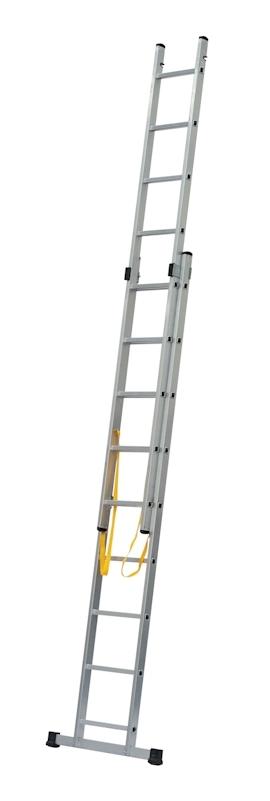 ESCALERA ALU.TRANSF. 2x07 de 2,06-3,20m PT1529