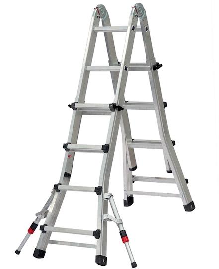 ESCALERA TELESC.4+4 1,19-4,78m ALUM.PT1541