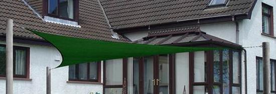 TOLDO VELA 3,6x3,6m VERDE PG0825
