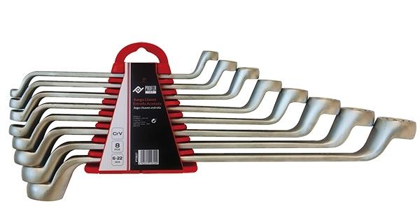 JUEGO LLAVE ACOD.8pzas 6-22mms PT0827