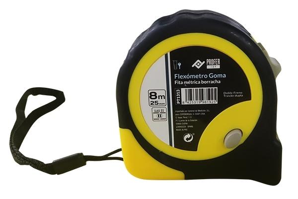 FLEXOMETRO 8m25mm PT1313