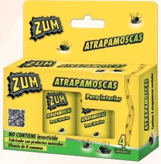 CINTA ATRAPAMOSCAS BL-4uds