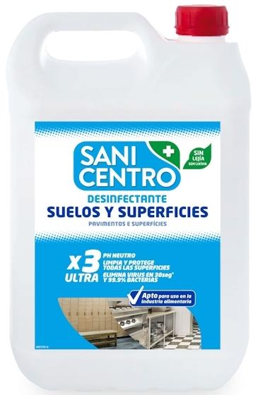 LIMPIADOR DESINF.SANICENTRO HCA 5l.
