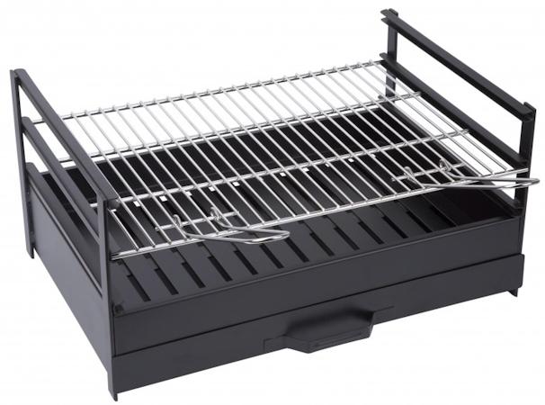 CAJON BARBACOA 60*40 PARR.INOX CENICERO
