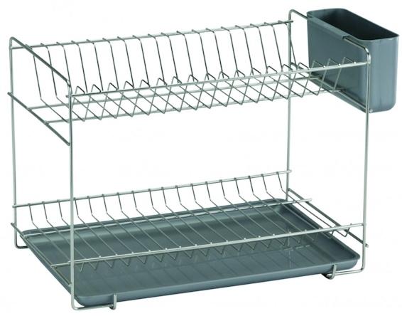 ESCURREPLATOS INOX 39cms 2P COLOR