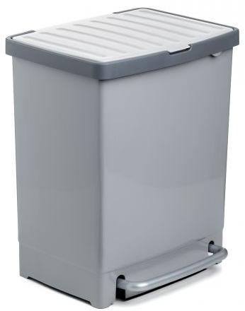 CUBO BASURA PEDAL 25l C/SEP.