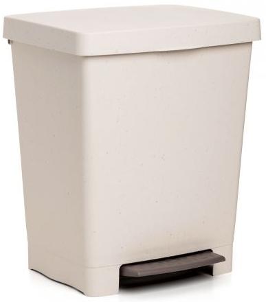 CUBO BASURA PEDAL 23l.CUBIK ECO GRIS