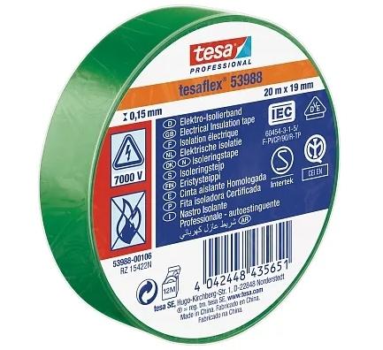 CINTA AISLANTE VERDE 20m19mm