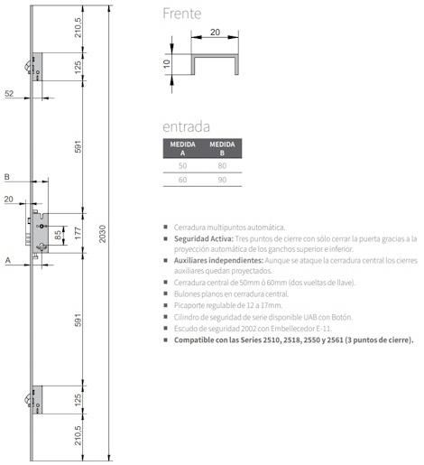 CERRAD-E 2500A ENTR-50 FR-20x10