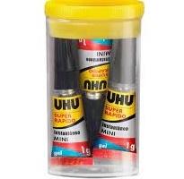 PEGAMENTO UHU SUPER RAPIDO MINI 3x1gr