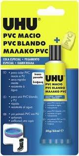 PEGAMENTO UHU PVC BLANDO 30grs