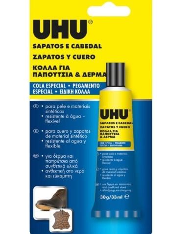 PEGAMENTO UHU ZAPATOS Y CUERO 30grs