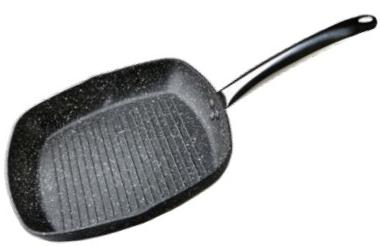 GRILL GRANITE 28x28cms RAYADO SIN PFOA